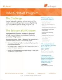 Identropy's tweet image. The cornerstone of @Identropy’s Advisory Services is the #KickstartProgram. #IAM hubs.ly/H016nP90