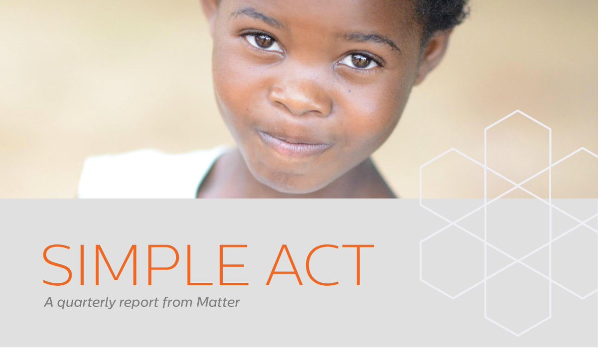 #SimpleAct: Q2 Report - Inspiring stories of simple acts to expand access to health & food goo.gl/pjWg51