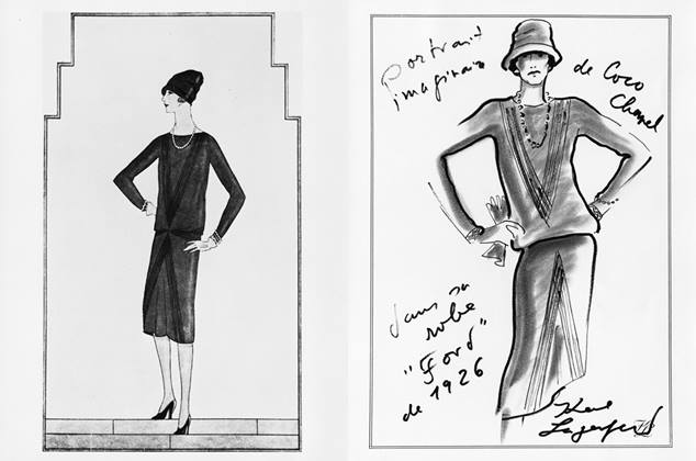tbt Fashion History - The little black dress made its debut in May 1926, with a drawing in Vogue by "Coco" Chanel. tbt Fashion History - The little black dress made its debut in May 1926, with a drawing in Vogue by "Coco" Chanel.