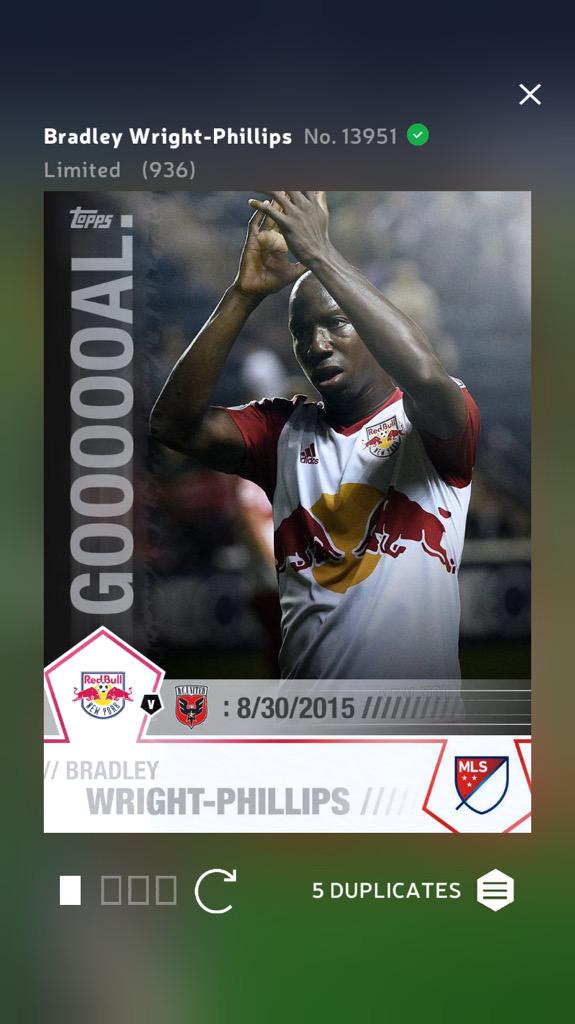 91Andersonnn's tweet image. Giving away the full MLS Topps11 week26, GOTW &amp;amp; POTW Bradley Wight Phillips, SOTW Frei. Will pick a winner in 20 min.