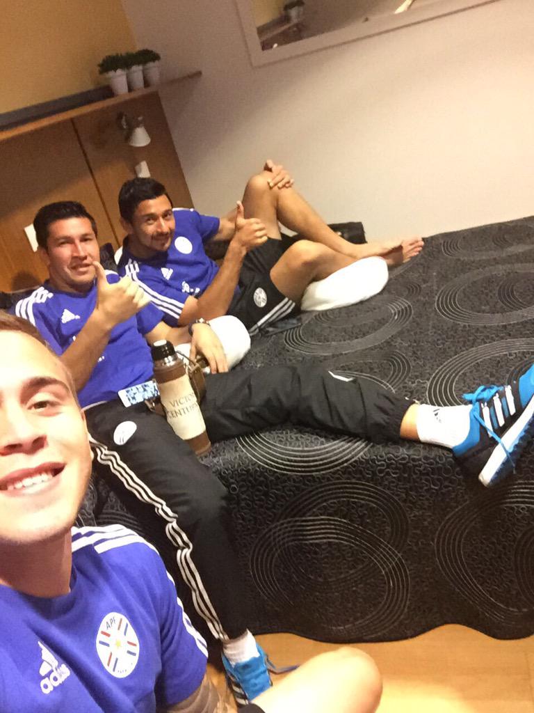 Con @Robertpiris23 y <a href="/eduaranda14/">Eduardo Aranda</a>!! <a href="/Albirroja/">Selección Paraguaya</a> 🔴⚪️🔵