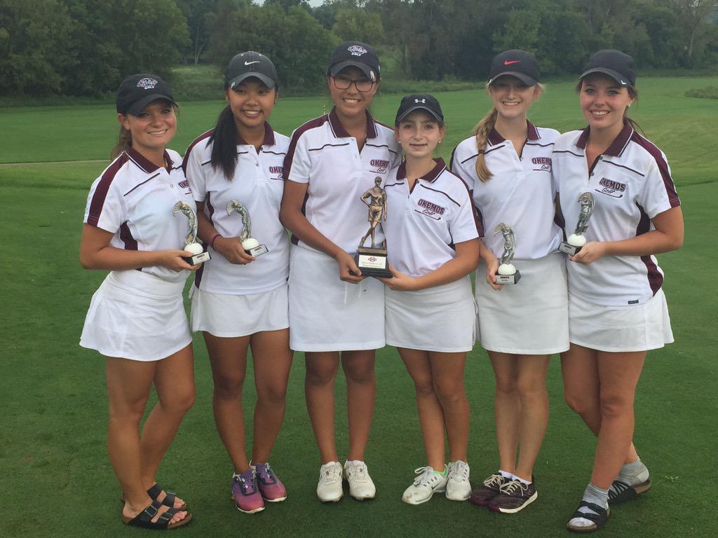 Ira_Childress25's tweet photo. Congrats to OHS Girls Golf team on winning the 9 team Okemos Invitational by 38 strokes today with a score of 328. http://t.co/xqKHn7E9jG