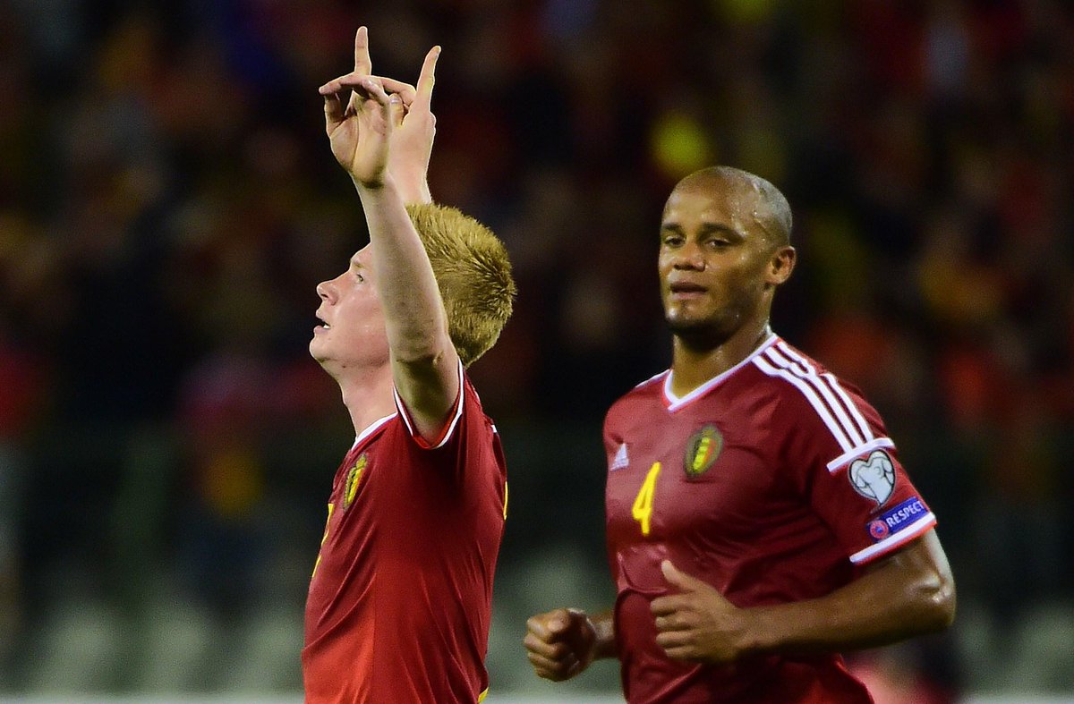 Ocheali's tweet image. #UCL watch; @GarethBale11, @DeBruyneKev, @hazardeden10 and @8Selcukinan all on target in @UEFAEURO qualifying http://t.co/HUjPKBO8nT"