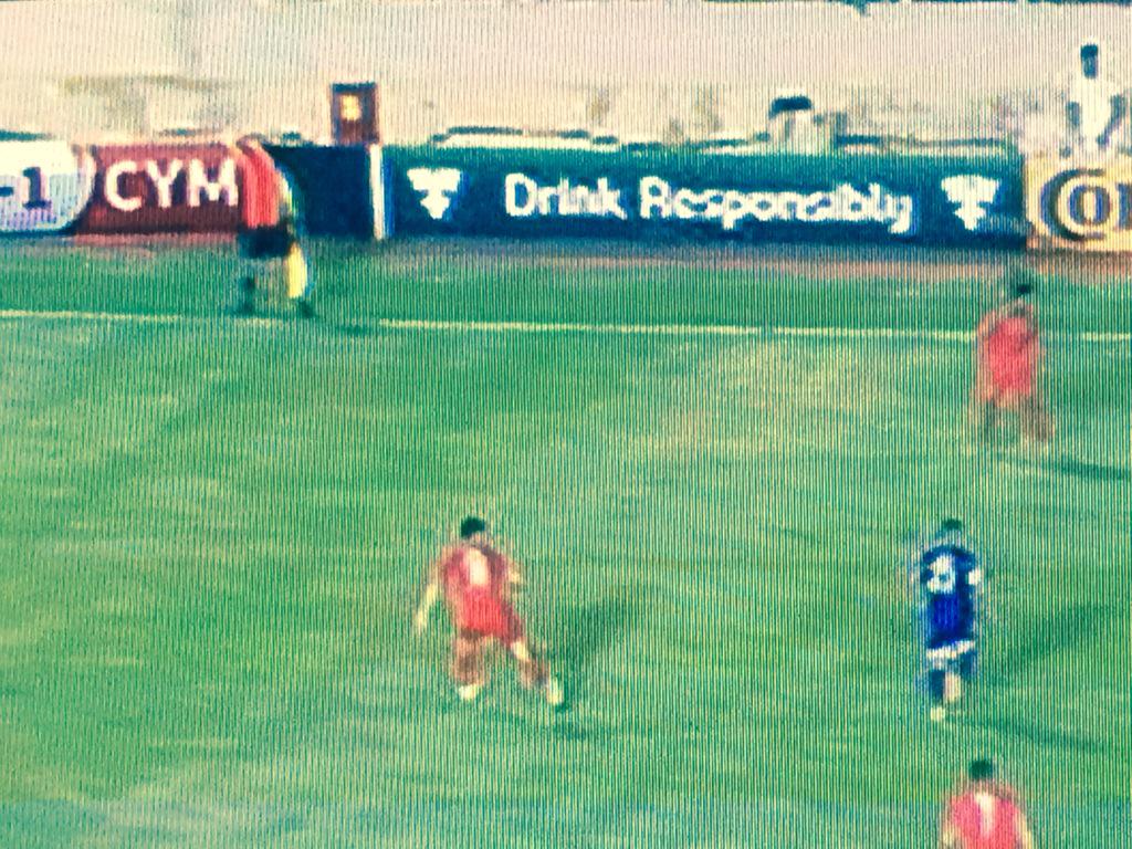 asoundreaction's tweet photo. Most pointless perimeter signage at tonight's #cypvwal game. http://t.co/20AU1fagXw