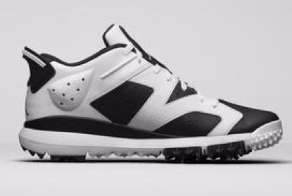 Nike releases Air Jordan VI golf shoe in black & white (225) Darren
