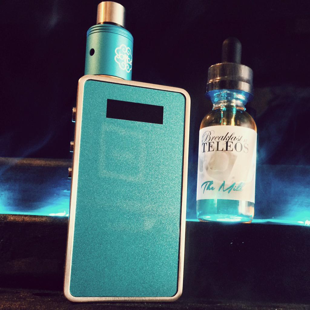 CivilVapesCB's tweet photo. NEW IN STORE • Pair the Snow Wolf with the new Dot Mod Atty RDA and Drip tip, with a bottle of The Milk by Teleos! http://t.co/HOJPxmvHVF