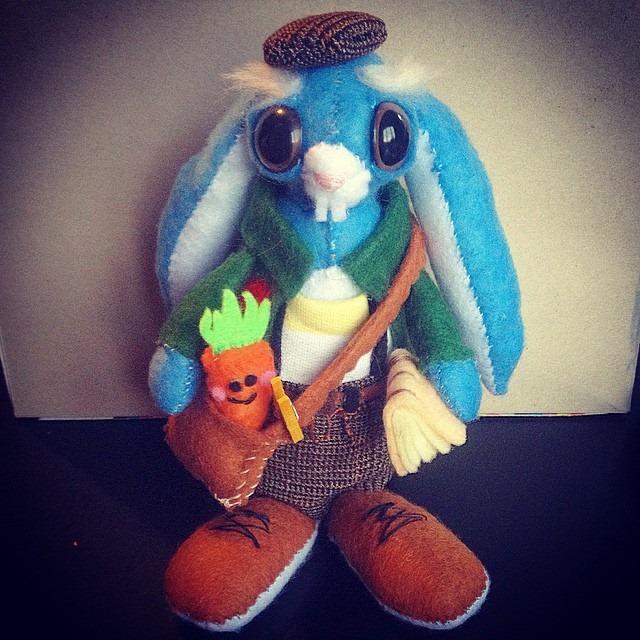 furry_milk's tweet photo. #Remade a #lost #favourite #plush from my #childhood. #bunny #rabbit #plush #stuffedanimal #diy #handsewn #crafty http://t.co/BNyAvEpssP