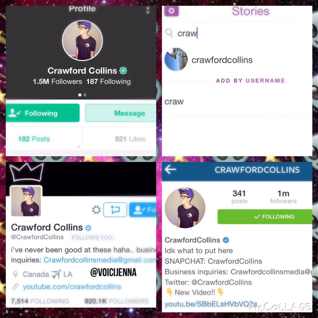 niallouisan's tweet image. Everyone go follow @CrawfordCollins on ALL his social media!
And turn on his notifications too!😊