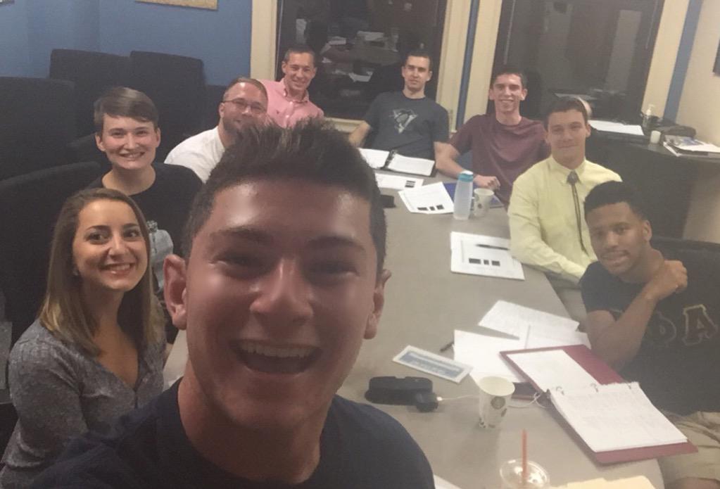 The first allocations meeting of the year has officially kicked off! So excited to be back!
