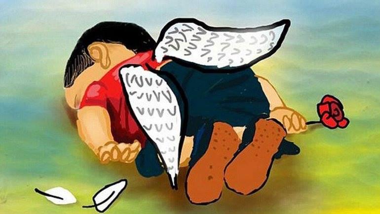 ferpesantezb's tweet photo. A la memoria de Aylan Kurdi http://t.co/yZrnRdApSP