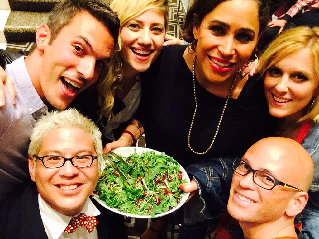 TheGoodsMusic's tweet photo. Love my Pink Martinis! What a hang, my old chums! Espesh w/ 2 am salad. @PinkMartiniBand @arishapiro @hollypsinger http://t.co/g5Hp41CPkv
