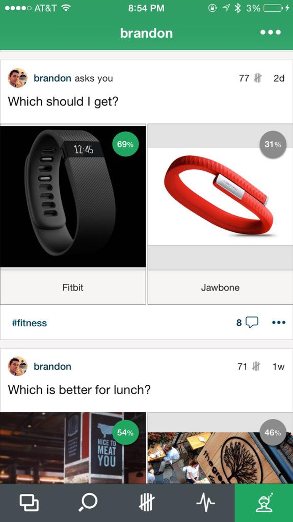 tallyoapp's tweet photo. @mowheeler looks like @fitbit has nothing to worry about after all #tallyo #fitbit #jawbone http://t.co/ZcXTiTwjuu