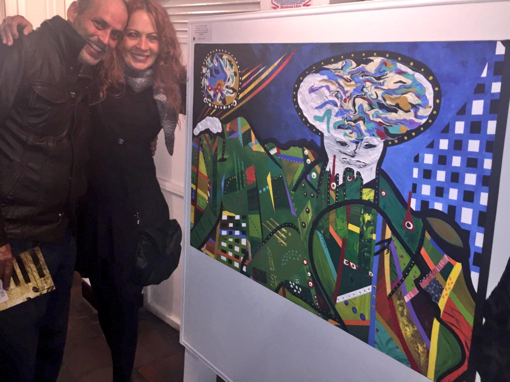 PrensaGBRA's tweet photo. @MIMILOURDES en el lanzamiento de #actoresenellienzo. Hasta el 16 de sept. En GEBA ART GALLERY Cra. 15 #82-35 http://t.co/yQznbK2mfp