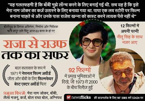 Happy birthday Rishi kapoor sir. 