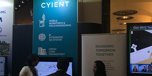 esriaustralia's tweet image. Be sure to stop by &amp;amp; say hi to the team at Cyient - one of our Directions Event Series Supporters - at #ArcLab #Ozri