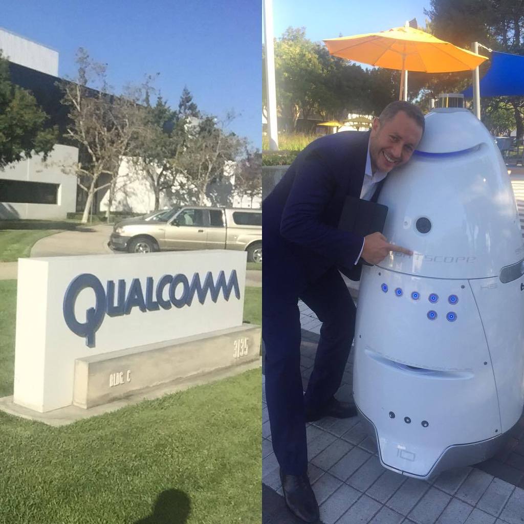 Otherbots's tweet photo. Qualcomm s security guard is a friendly #Robot #snapdragon #learningalgorithm machine learning is coming #Turkcell … http://t.co/Ip983upybX