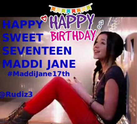   rudiz3: maddijanemusic HAPPY BIRTHDAY MADDI JANE <3 