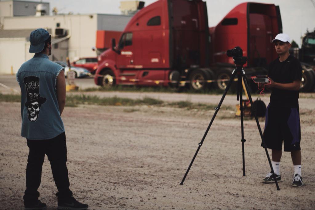 tgrotex's tweet photo. From today's shoot with @DRG_Alejandro & @HispanicIverson. #BarelyHere http://t.co/E2NF8CUyQb