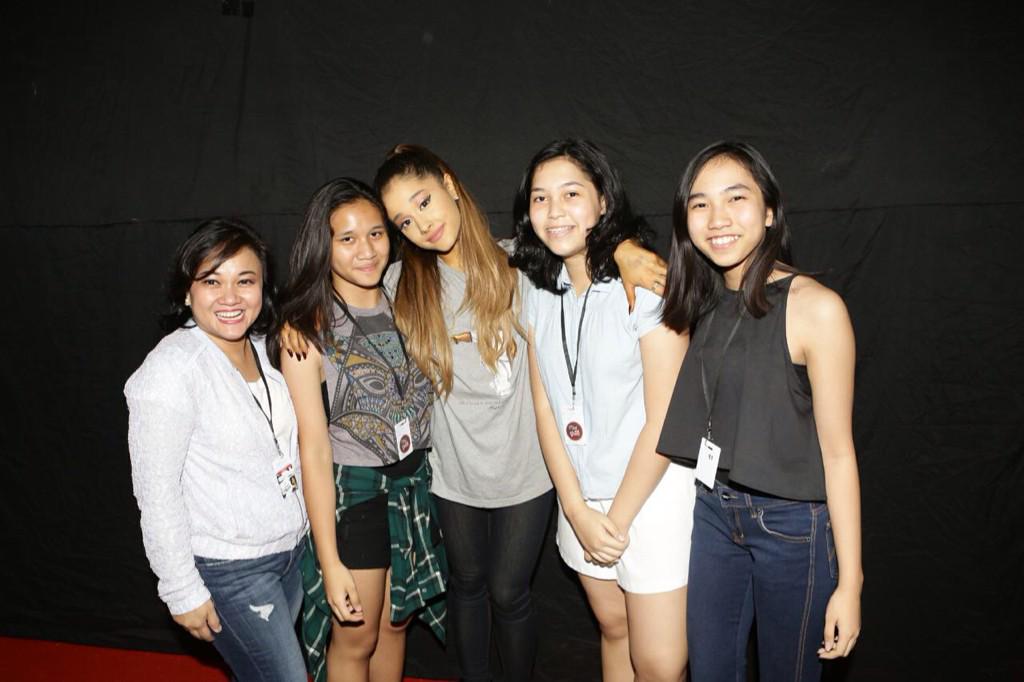 ArianasIndo's tweet photo. Ariana's MnG in Jakarta #5 #HoneymoonTourJakarta http://t.co/chBSta2fmD
