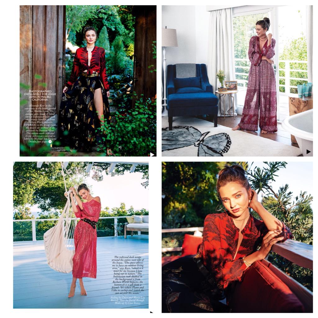 The #gorgeous <a href="/MirandaKerr/">Miranda Kerr</a> for <a href="/VogueLiving/">Vogue Living</a> #Australia hair by <a href="/DKLAhair/">David Keough</a> ... enjoy