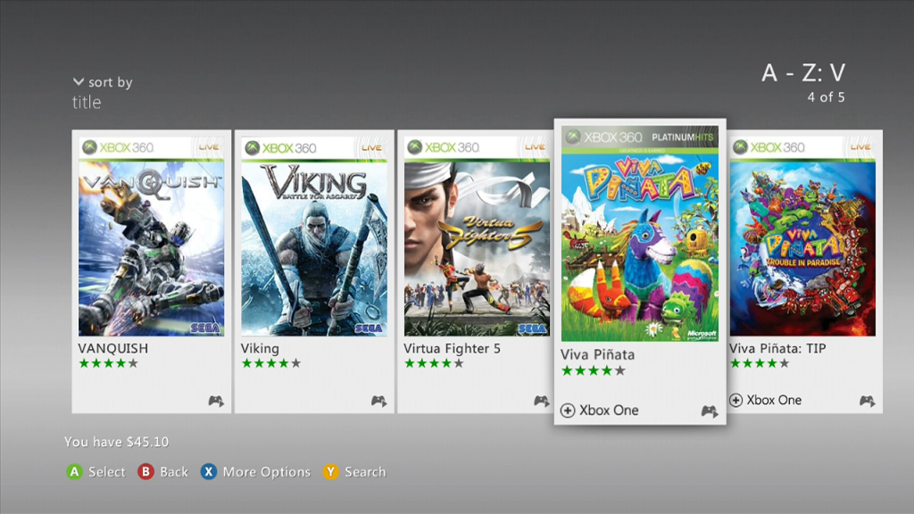 Xbox 360 Spiele für Xbox One