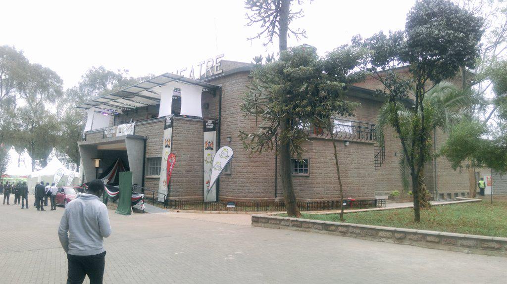KenyaActors's tweet photo. #KNTGrandReopening #UhuruOpenKNT Scenes from the venue, it's happening today!! http://t.co/XS2hjxnQpg