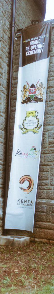 KenyaActors's tweet photo. #KNTGrandReopening #UhuruOpenKNT Radiance and beauty at the venue.This should be sustained by management and artists http://t.co/4a2FGZh4No