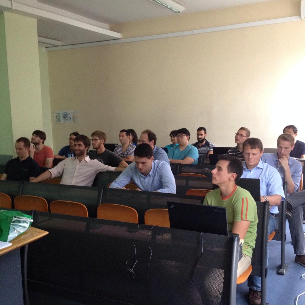 TessaUroic's tweet photo. #NUMAP-FOAM 2015 mini-conference happening now at UniZg Croatia. http://t.co/tGQ6sMblfS