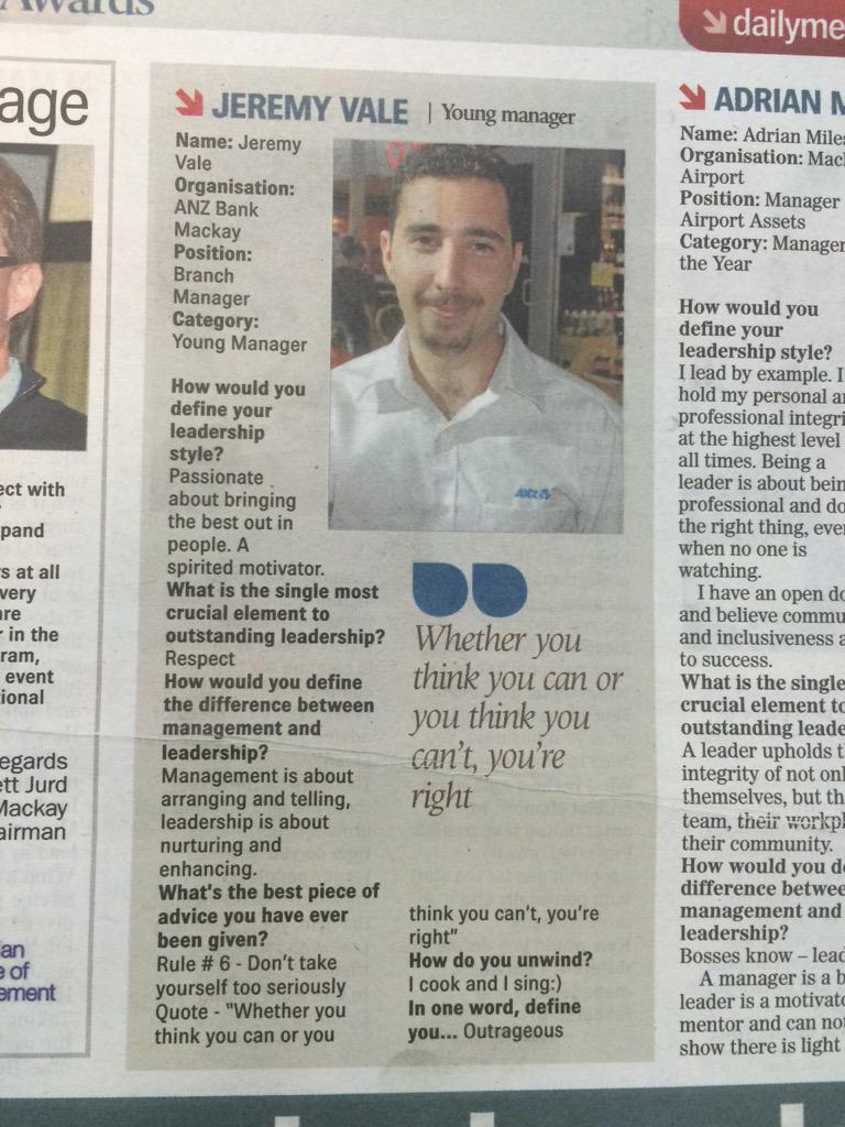 <a href="/JeremyWVale/">Jeremy Vale</a> congratulations on your nomination as Young Manager #AIMAwards #proud #goodluck