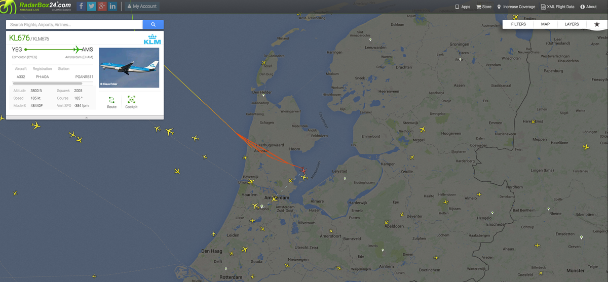 AirNavRadar's tweet photo. #KLM676 has medical emergency (elderly male). Will be met by ambulance.
http://t.co/FD2JpWTCm1 http://t.co/5965TKOKcX