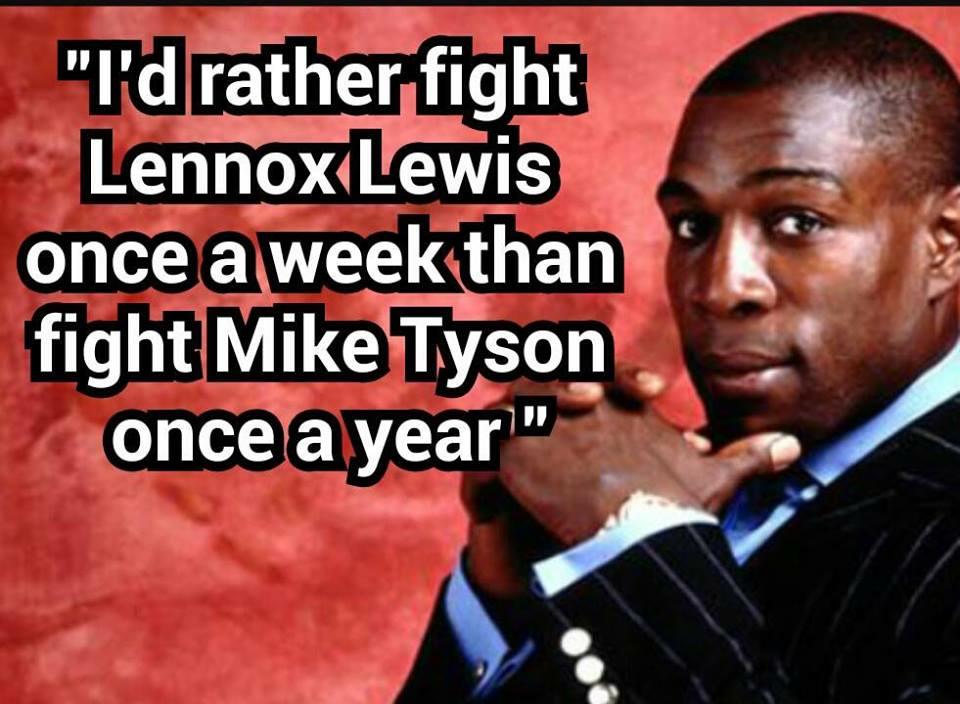 GoldenGlovesSA's tweet photo. Classic Frank Bruno: http://t.co/k5dvUzUFv8