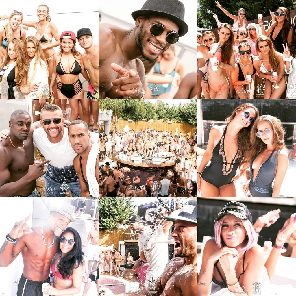 Sisuvip's tweet photo. It's almost that time again! #TFIFriday Champagne Spray Party today from midday! 

Afterparty: @CavalliMarbella http://t.co/CbayfXRfVB