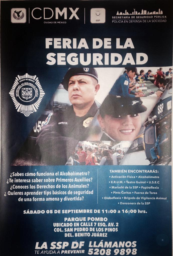 ¡Los esperamos! Habrá actividades para toda la familia. <a href="/SSP_CDMX/">@SSP_CDMX</a>