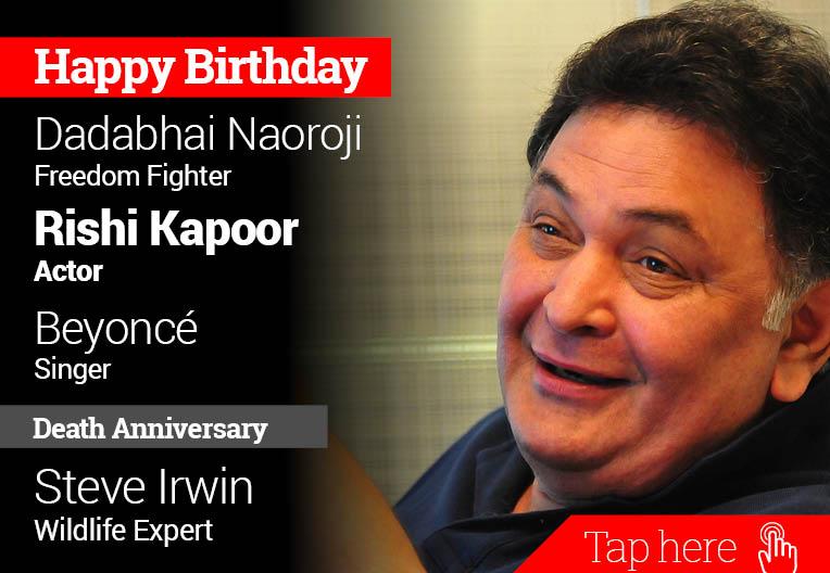 Happy Birthday  Kapoor, and homage to Steve Irwin 