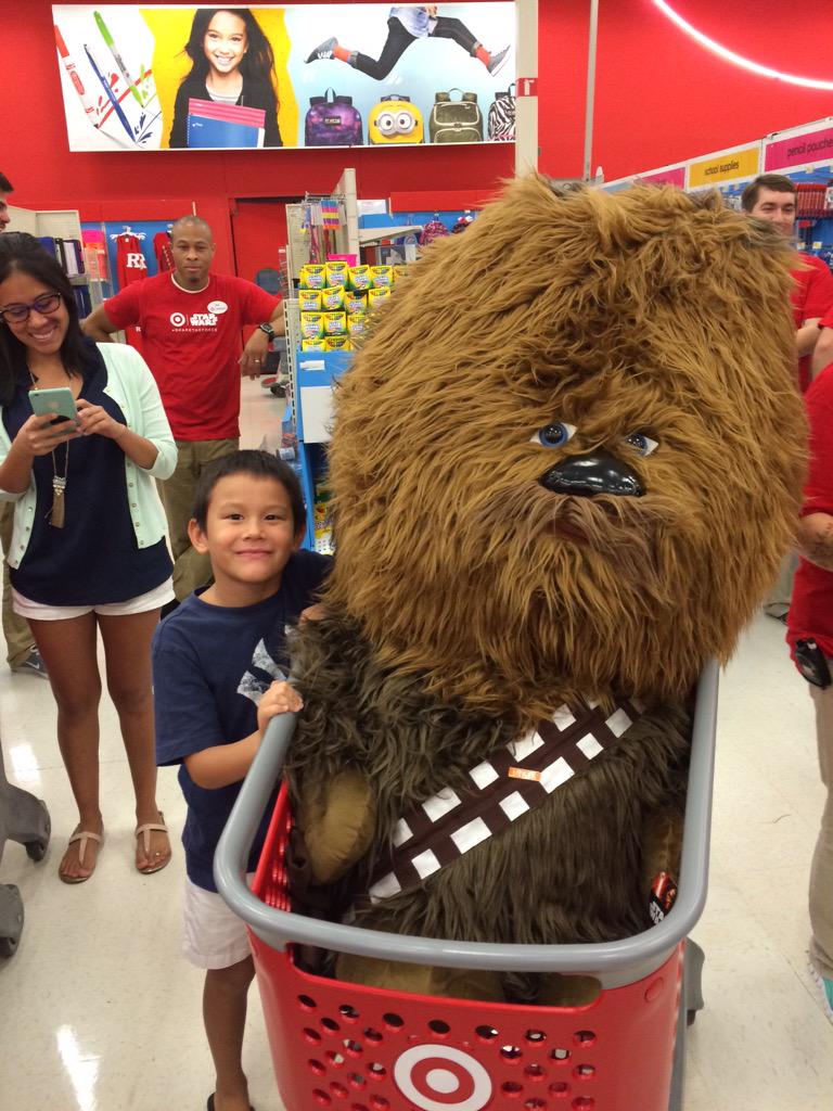 R_A_NJ's tweet photo. Our lucky Chewbacca winners !! #ShareTheForce #shoptheforce http://t.co/i09OmYRjsX