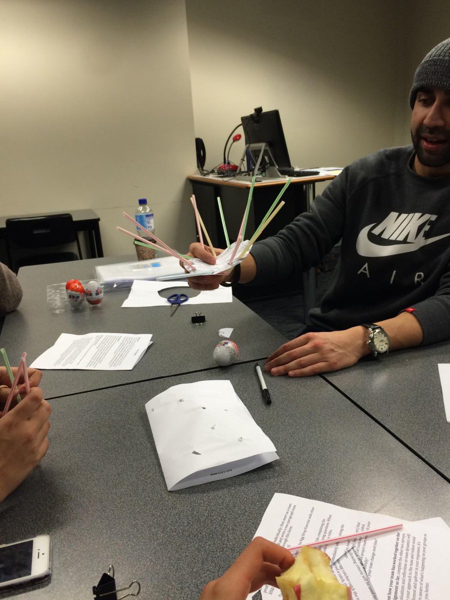 KcDelange's tweet photo. This activity was awesome for team building skills and challenging our innovation #HSBH1010 #kindersurprise http://t.co/E4bB8q4yYf