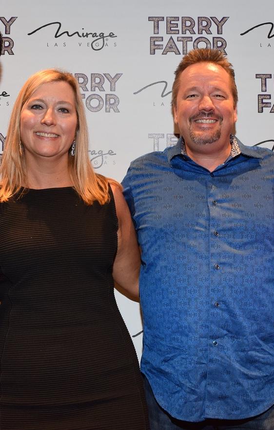 Congrats to newlyweds , mirage headliner terry fator and dallas
