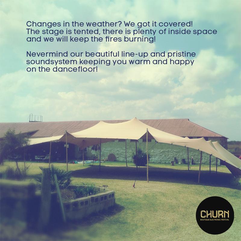 churn_za's tweet photo. It's gonna be chilly this weekend but we've got you covered with plenty of warm dry space at #churn2015 http://t.co/ckkxmAB8Rl