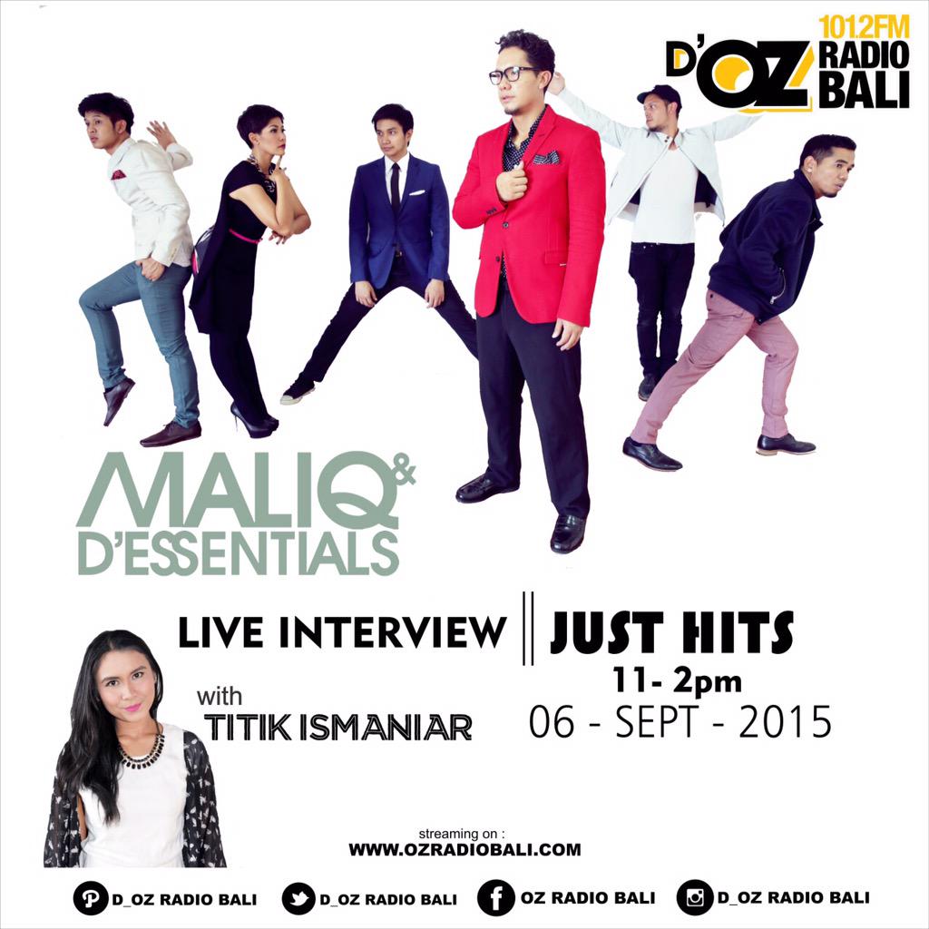 dessentialsBALI's tweet photo. Wohooooo... Finally! Welcome to Bali @MaliqMusic . Jangan lupa dengerin live interviewnya di @d_ozradiobali! 😍 http://t.co/QTZjTiNR52