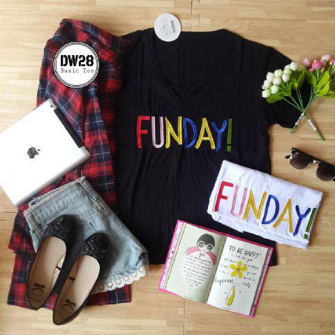 Harga 42rb • Funday bordir jumbo • Bhn spandex rayon • Fit to L besar