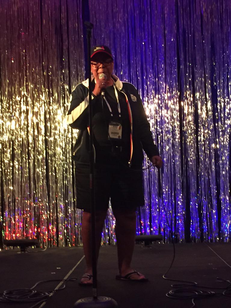 METhorogood's tweet photo. Singing Sweet Home Alabama. thank you ILTA  #ILTACON #Elevate http://t.co/LwZIolpOJ0