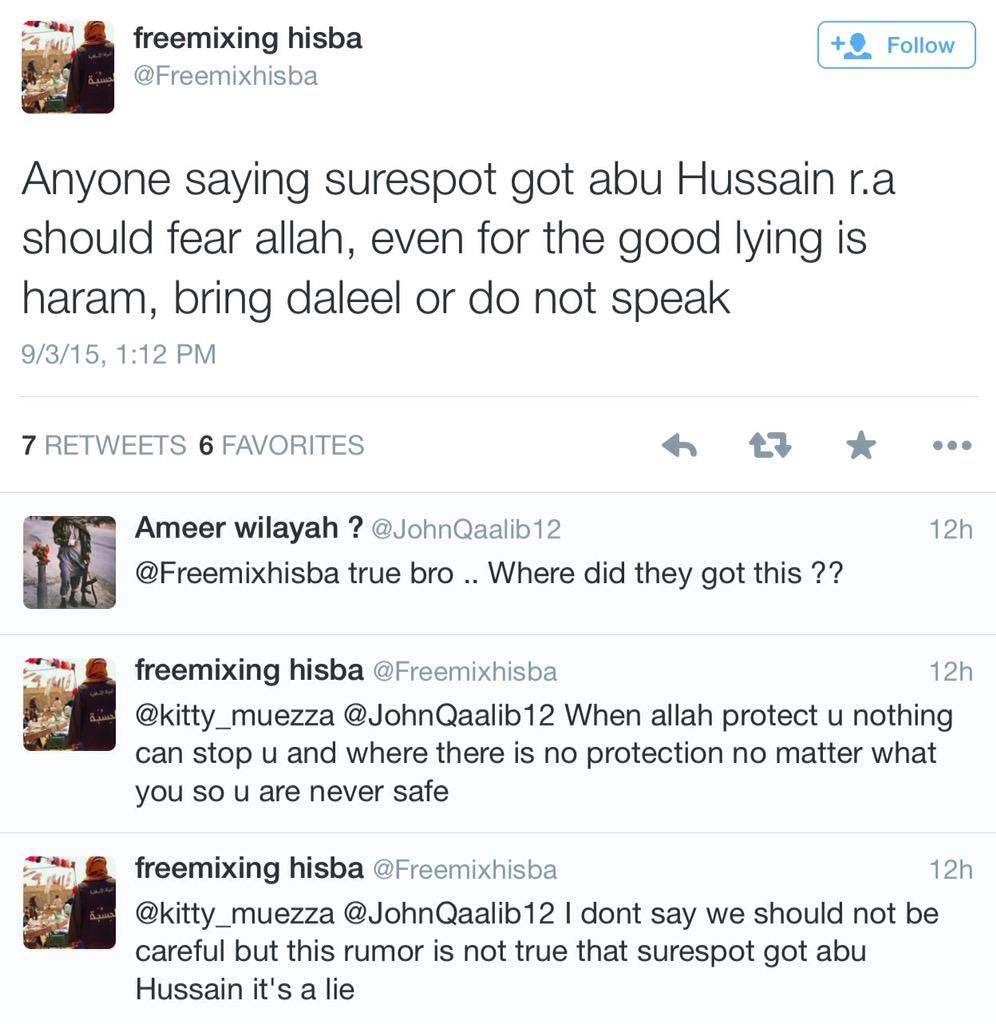 DivaKnevil's tweet photo. #Surespot #IslamicState #JunaidHussain #AbuHussainAlBritani http://t.co/8yHanYS4jg
