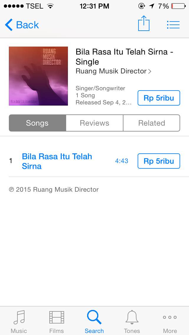 rmdirectors's tweet photo. Bila Rasa Itu Telah Sirna - NOW ON @iTunes! https://t.co/0dtfzSJDqg http://t.co/06VvMzanT0