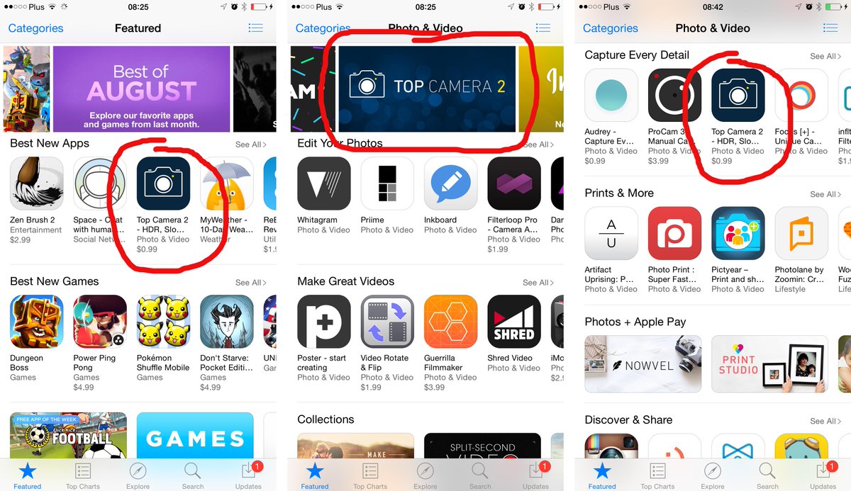 Lucky Clan On Twitter Top Camera 2 Featured On The App Store In