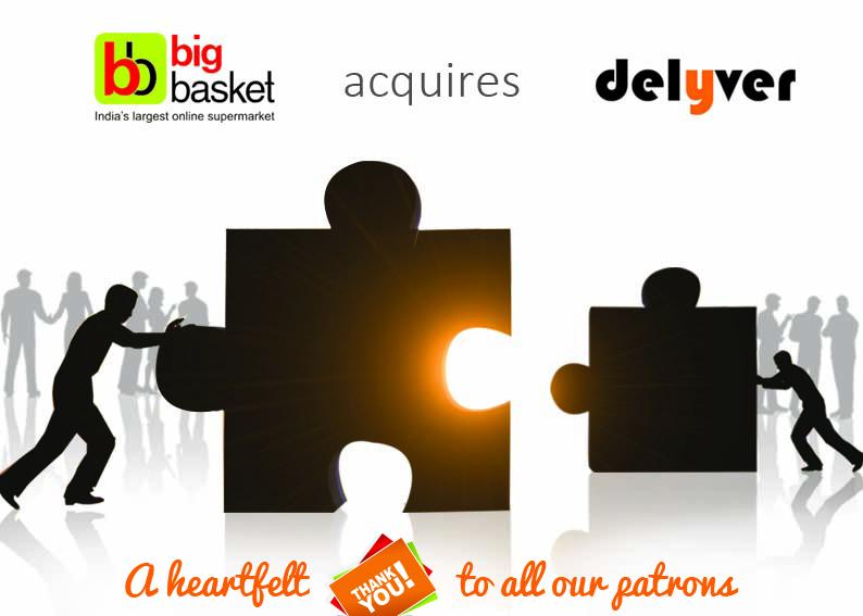 delyver's tweet photo. BigBasket acquires Delyver. Thanking all our patrons: http://t.co/bXDm9aEsUF http://t.co/MSkGTz1PD0