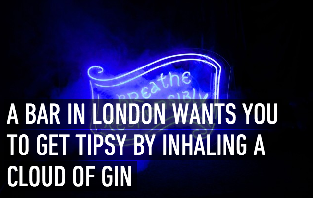 RoughGuides's tweet photo. Don't drink your cocktails this weekend – inhale them: http://t.co/a5MNj0dNZo #London http://t.co/J4zN6LWDcJ