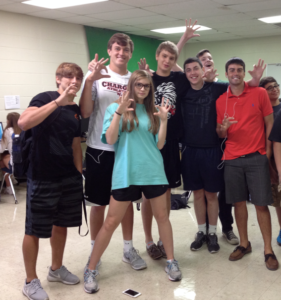 lorteg's tweet photo. #WCVideoTech flashing the WC... #approved @natalie_gurwitz @Dfakt03 http://t.co/f37xWr4UbE
