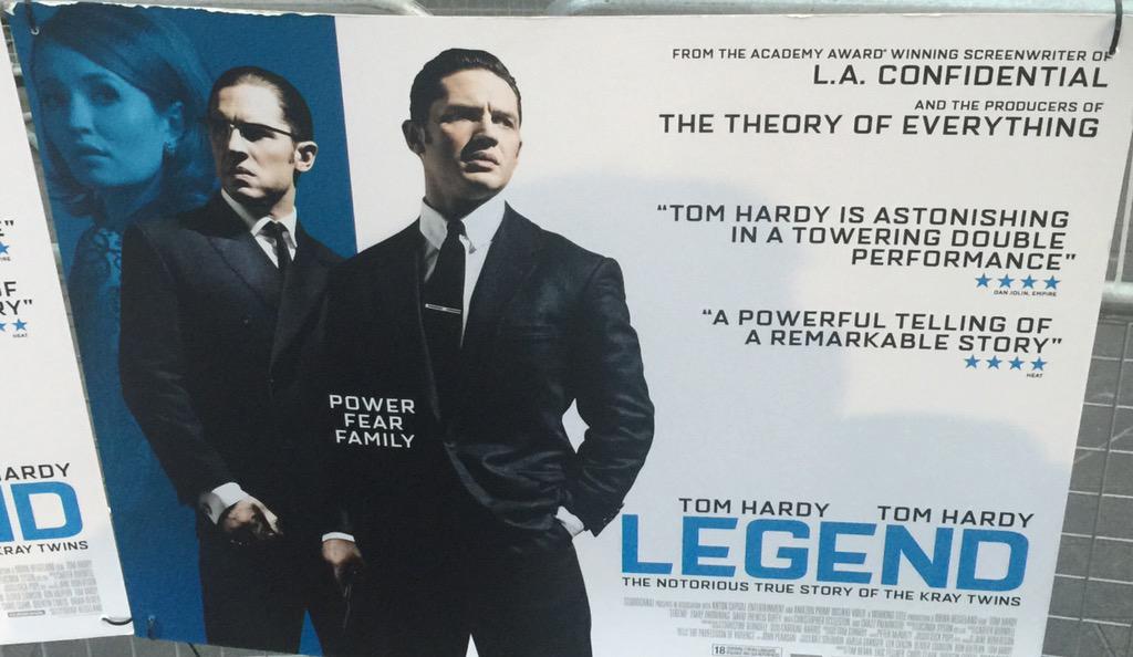 PPS Covering security at the premiere of Legend the new Tom Hardy film, great crowd.