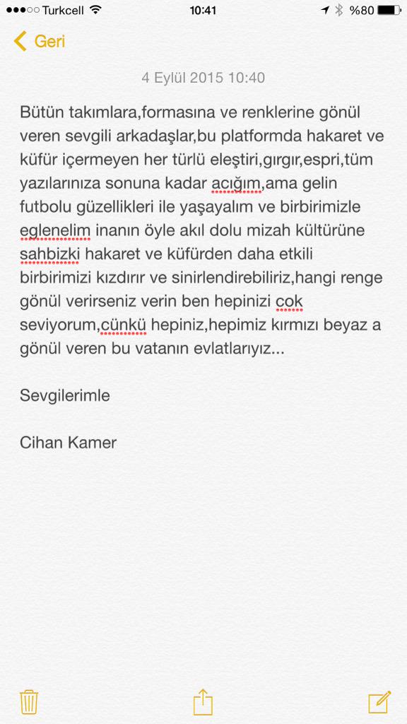Cihan Kamer (@kamercihan) on Twitter photo 