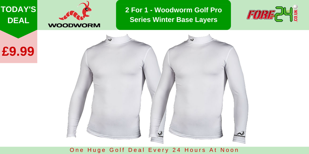 Fore_24's tweet photo. 2 For 1 Woodworm #Golf pro series winter base layers £9.99 - only till noon tomorrow #fore24 http://t.co/sRs1SmdyKu http://t.co/G8LSj9m3w9